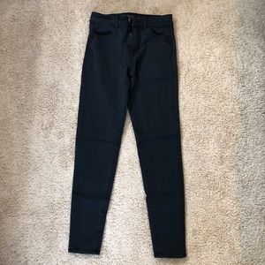 AE high rise black jegging - size 0